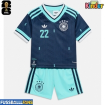 Deutschland David Raum #22 Auswärts Trikotsatz Kinder WM 2026 Kurzarm (+ Kurze Hosen)